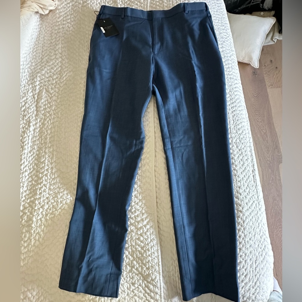 Ted Baker
Classic Wool Check Modern Fit Suit Pants